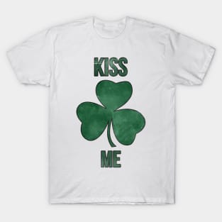 St. Patrick's Day Kiss Me I'm A Luck Irish Shamrock T-Shirt